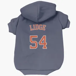 Houston Astros Brad Lidge Navy Pet Hoodie for Dog & Cat